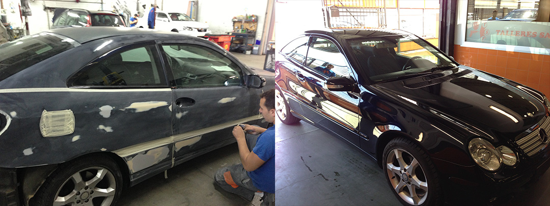 Reparación chapa y pintura